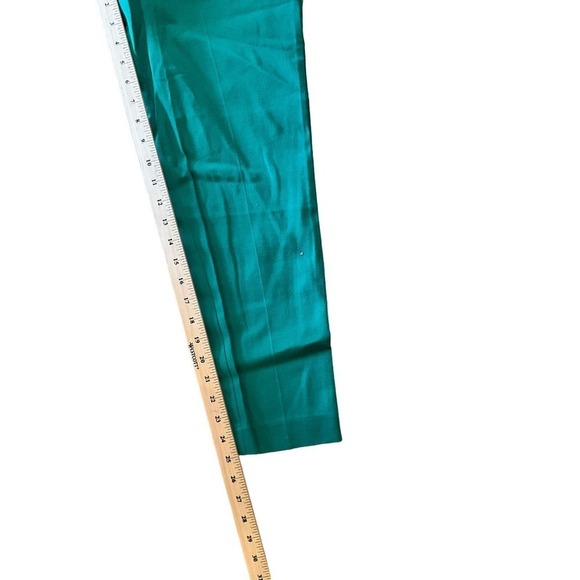 Merona Travel Ankle Pants Women's 10 Green Stretch Modern Fit Mid-Rise Pockets - Picture 5 of 6